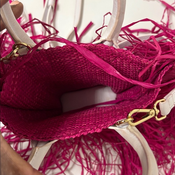 Jacquemus Fuchsia Fringe Bag - Picture 3 of 3